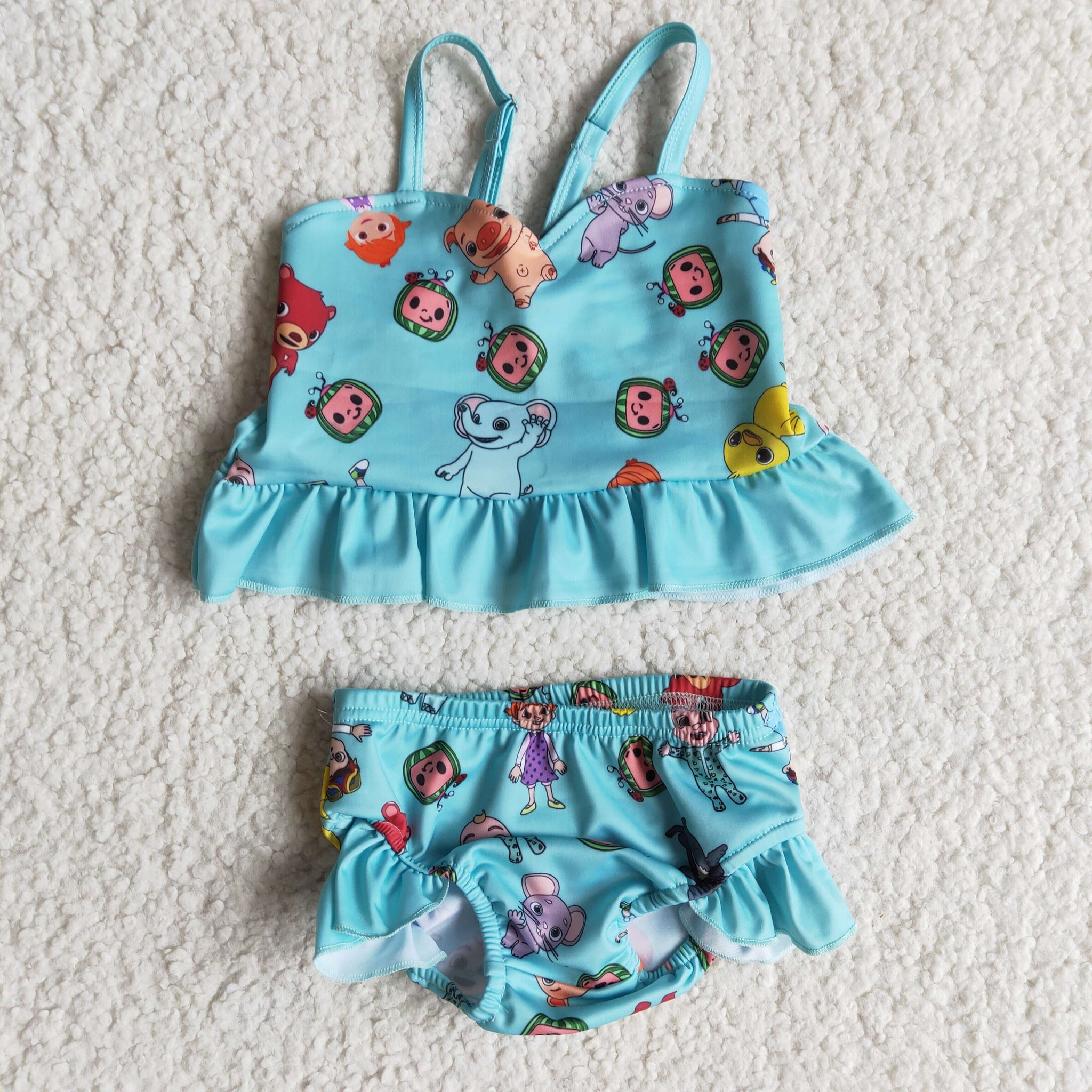 B9-22 Girls Summer Swimsuit Sets