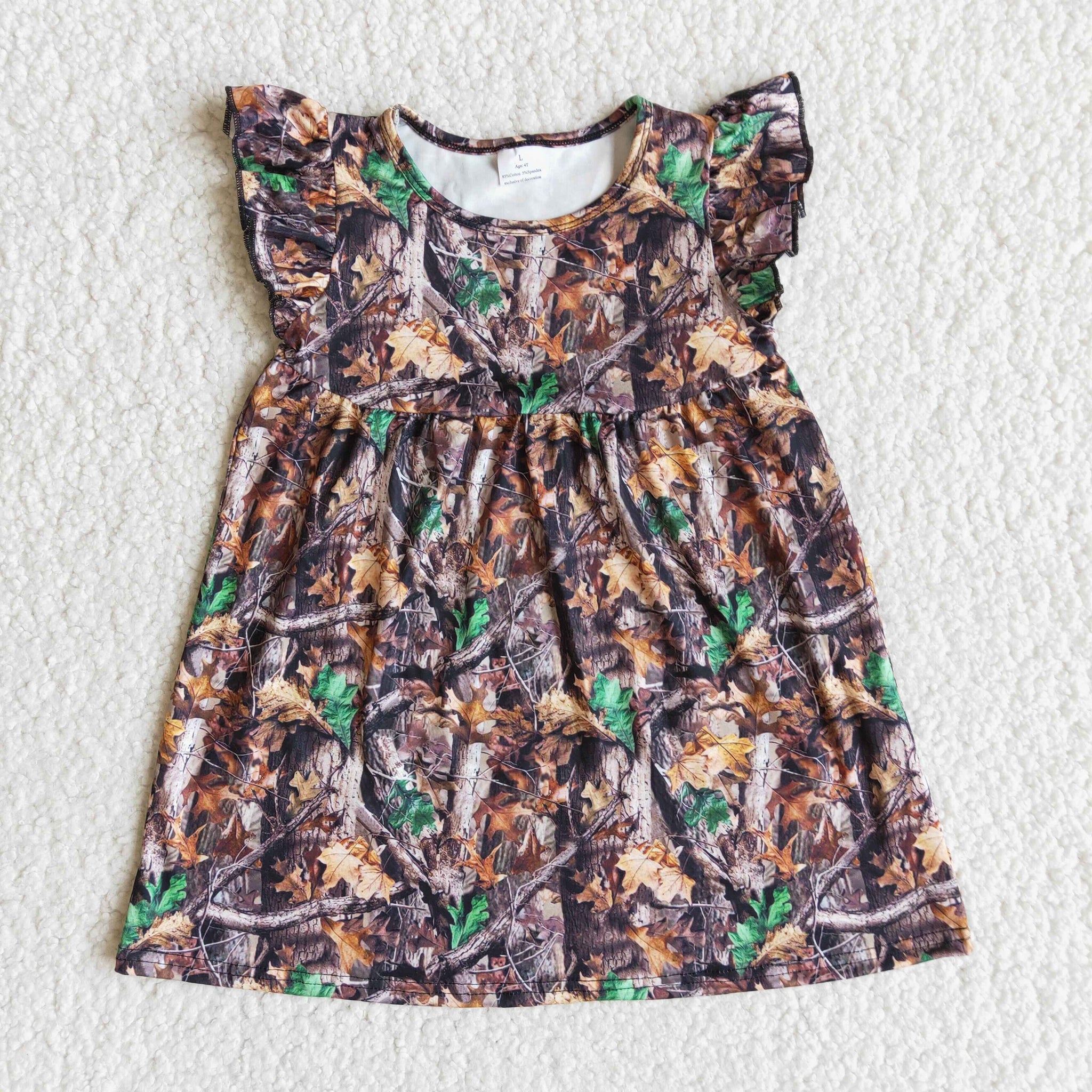 E12-3 Camouflage Pearl Dress