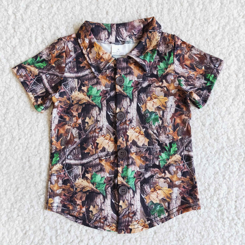 Camouflage Boys Shirt