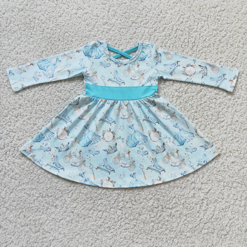 6 A13-3 Baby Girls Long Sleeve Dress