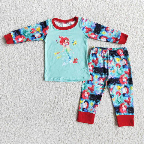 Baby Girls Long Sleeve Pajamas Sets Sleepwear