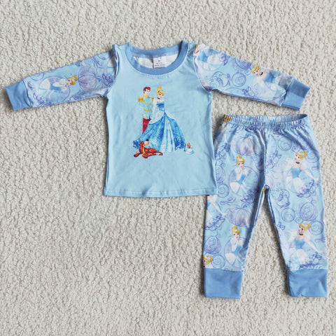 Baby Girls Long Sleeve Pajamas Sets Sleepwear
