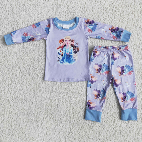 Baby Girls Long Sleeve Pajamas Sets Sleepwear