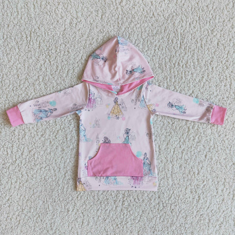 Baby Children Pink Hoodies Long Sleeve