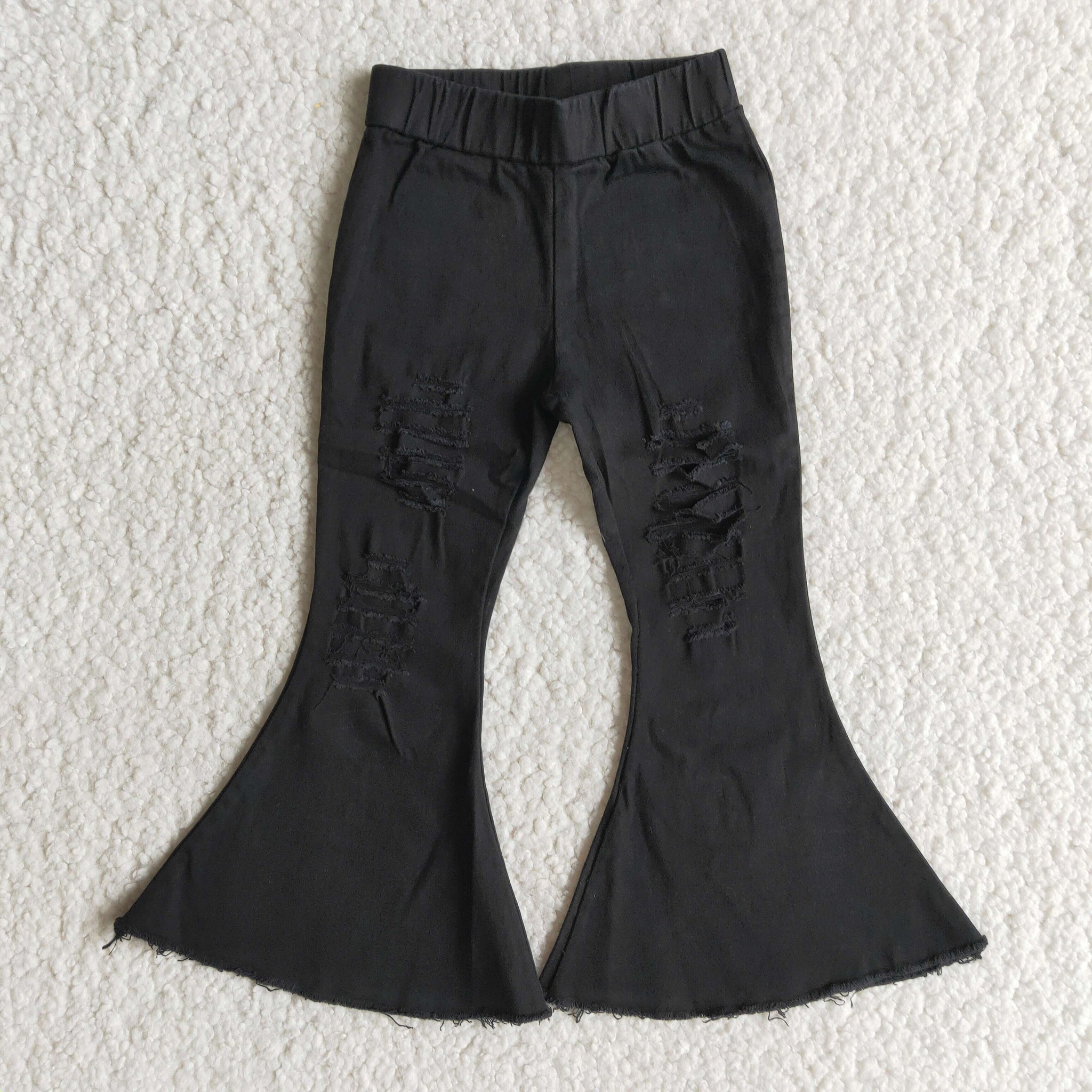 C8-2 Black Jeans Pants Bell Bottoms