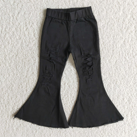 C8-2 Black Jeans Pants Bell Bottoms