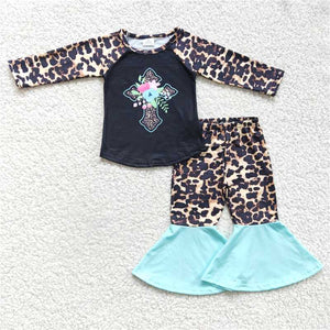 6 B3-1 Easter Cross Leopard Set