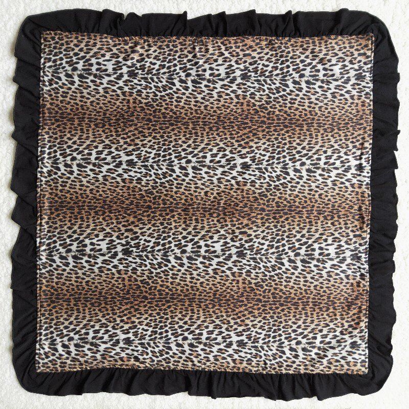 6 B11-16 Leopard Baby Blanket