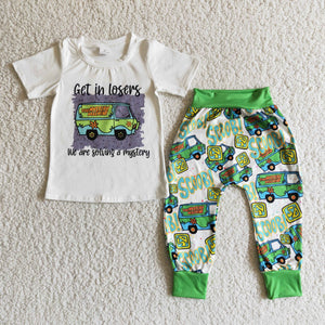 E8-2 Baby Boys Short Sleeve and Long Pants Sets