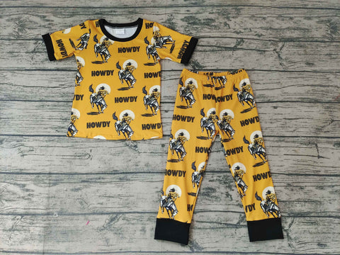 BSPO0053 Baby Boys Short Sleeve and Long Pants Sets