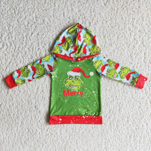 Christmas Baby Children Pink Hoodies Long Sleeve