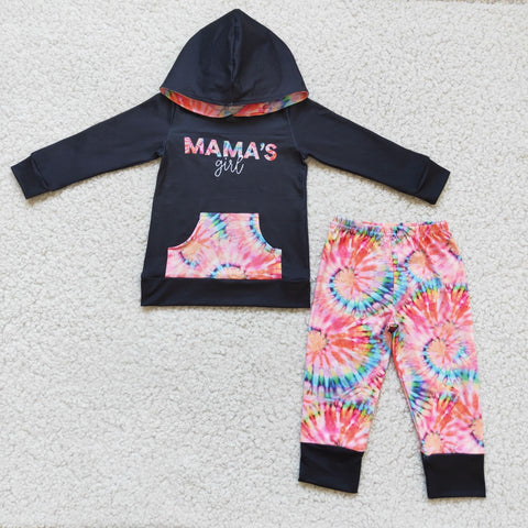 Baby Mama's Girls Hoodies Long Sleeve and Long Pants Sets