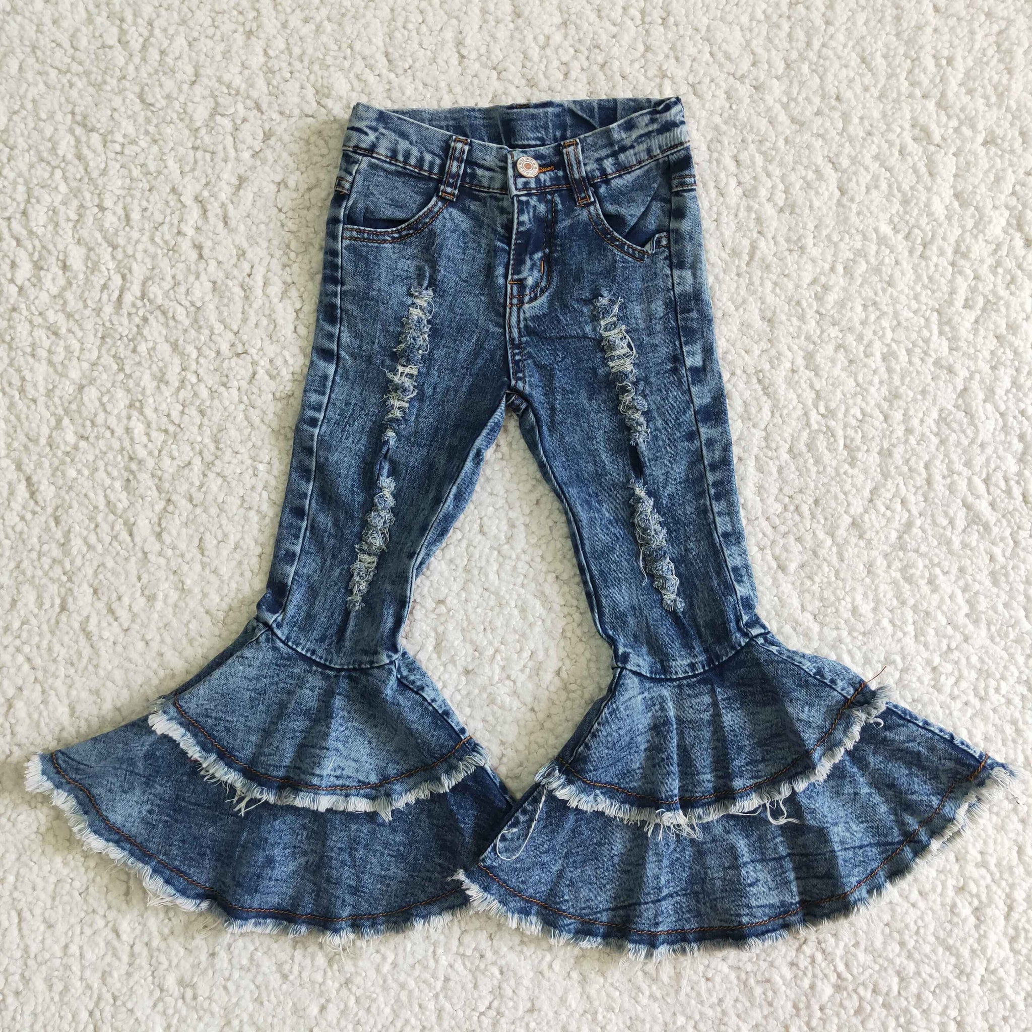 C1-13 Jeans Long Pants Bell Bottoms