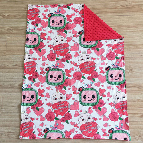 6 B2-18 Valentine's Day Baby Blanket