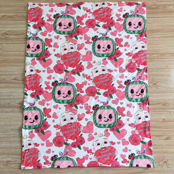 6 B2-18 Valentine's Day Baby Blanket