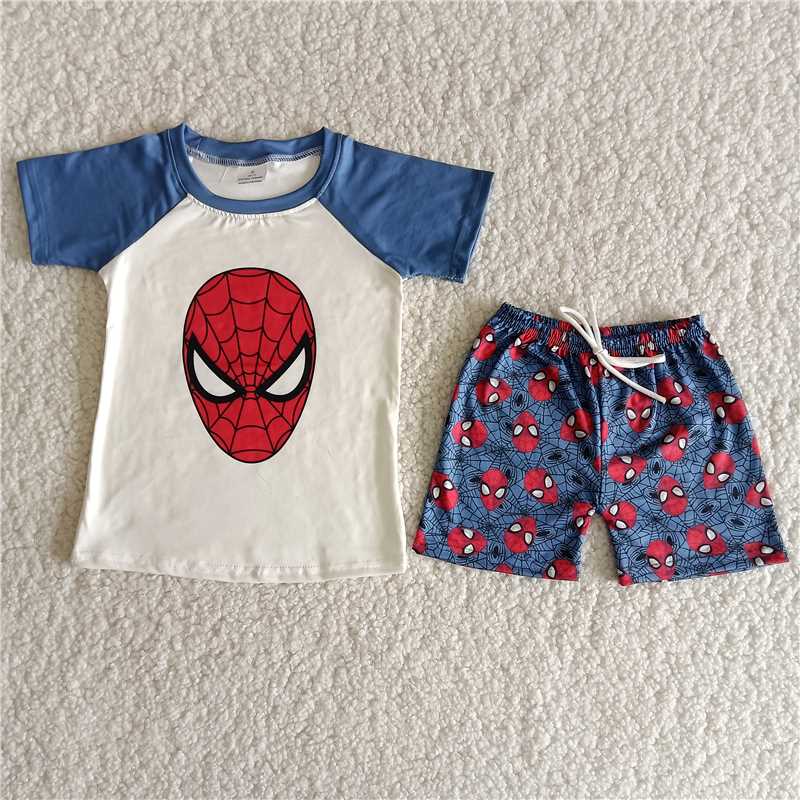 B3-16   Dark blue mask boy suit