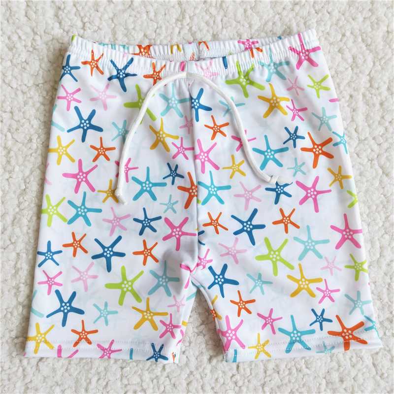 E13-20 Boys Star Swim Trunks