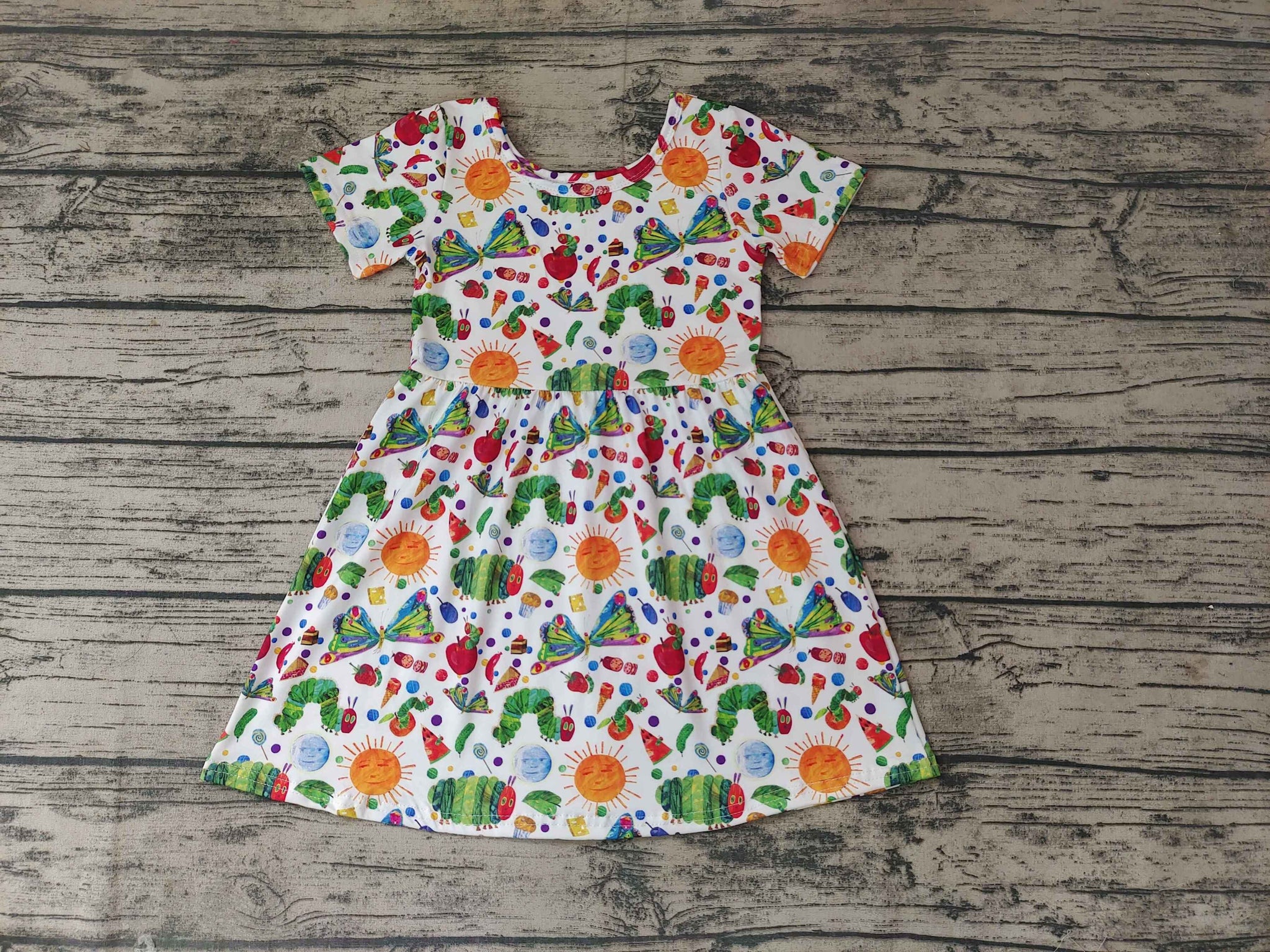 GSD0239 Baby Girls Short Sleeve Dress