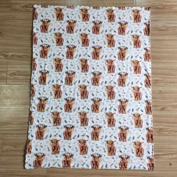 6 B6-34 Western style Bull Blanket
