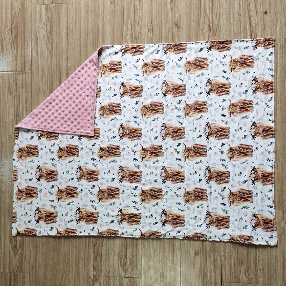 6 B6-34 Western style Bull Blanket