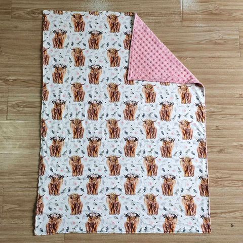 6 B6-34 Western style Bull Blanket