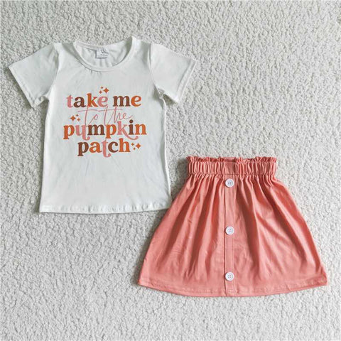GSD0109   take me white short sleeve button down skirt suit