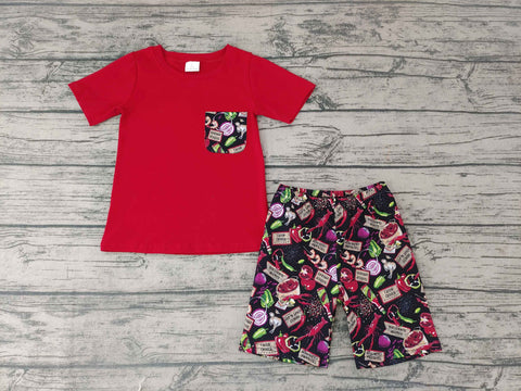 BSSO0165 Baby Boys Summer Shorts Sleeves and Shorts Sets