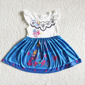 C4-30 Baby Girls Pearl Sleeve Dress
