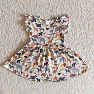 B11-10 Baby Girls Pearl Sleeve Dress