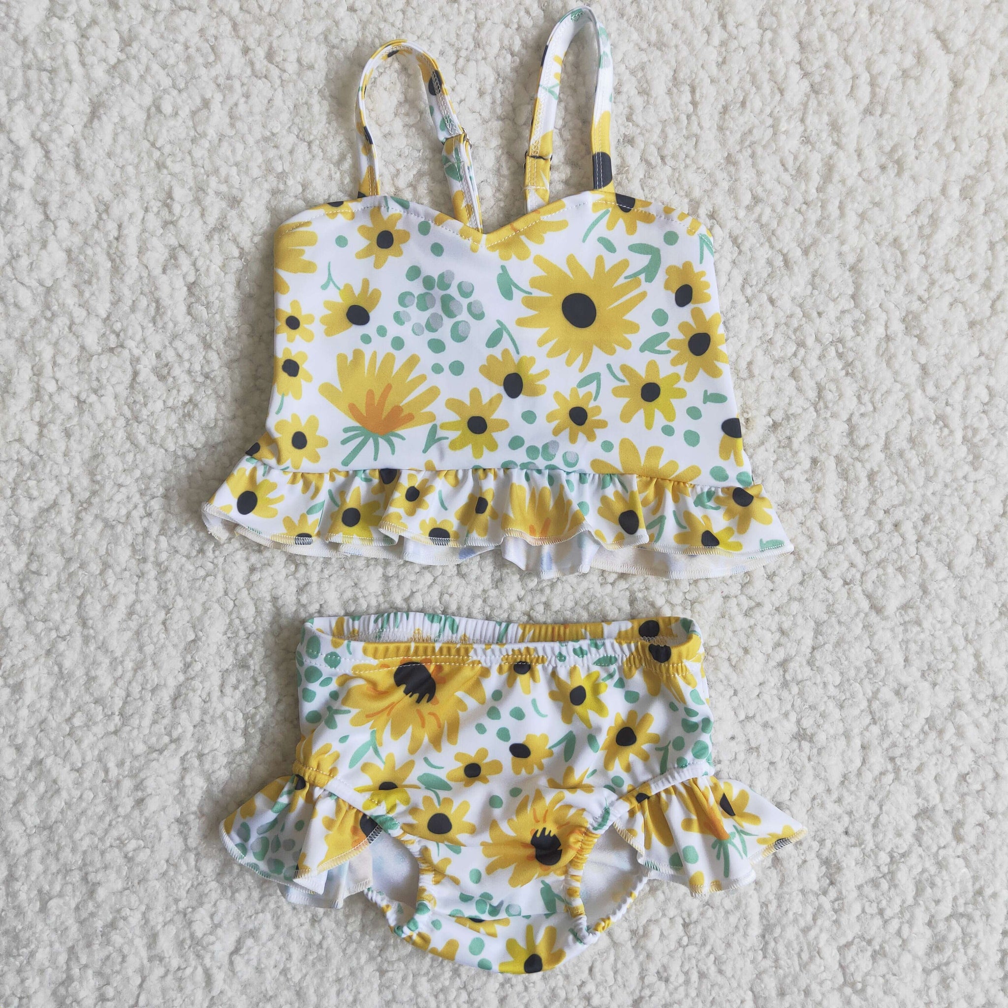 C14-19 Flower Girls Swimsuit Sets