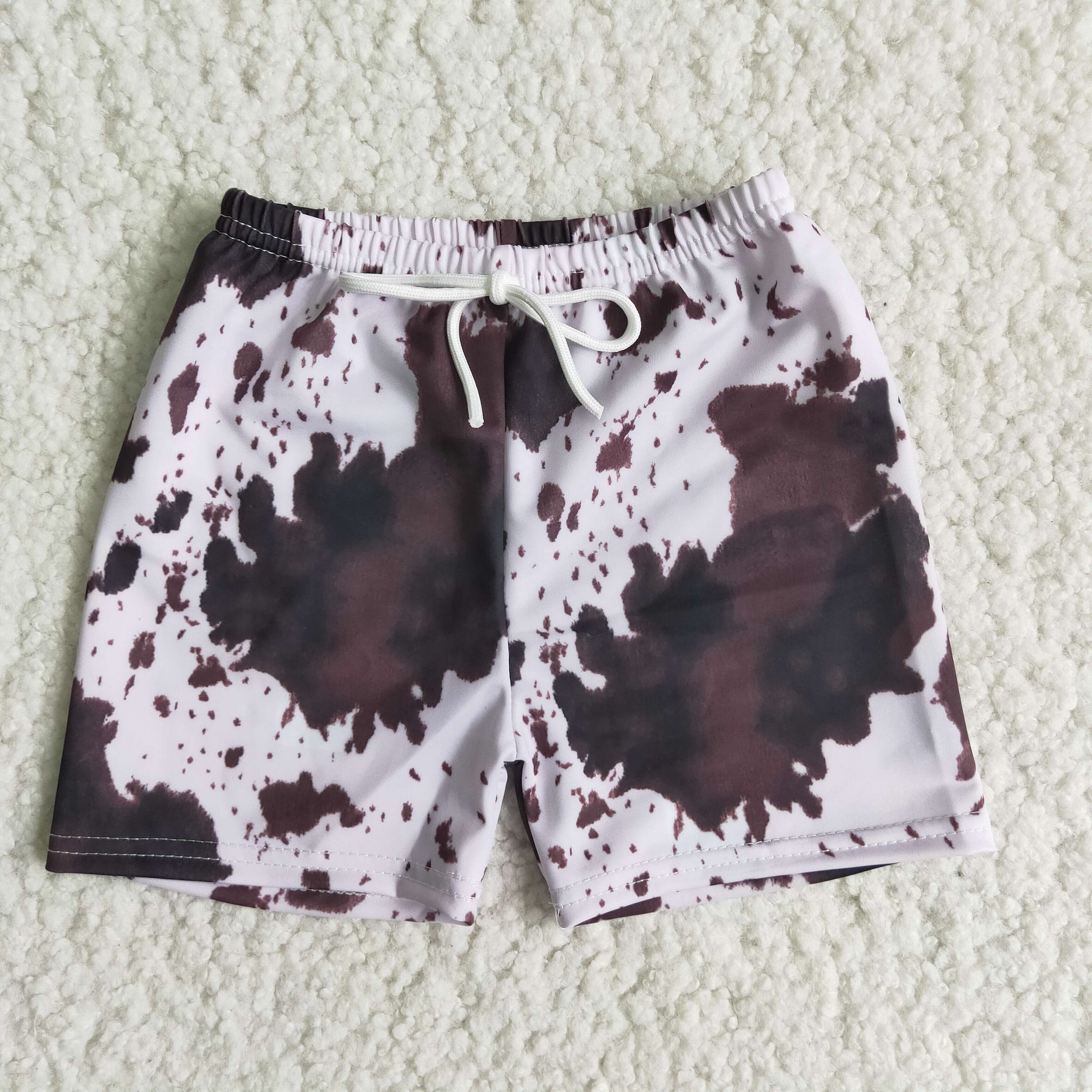 C13-12 Cow Printed Boys Summer Trunks