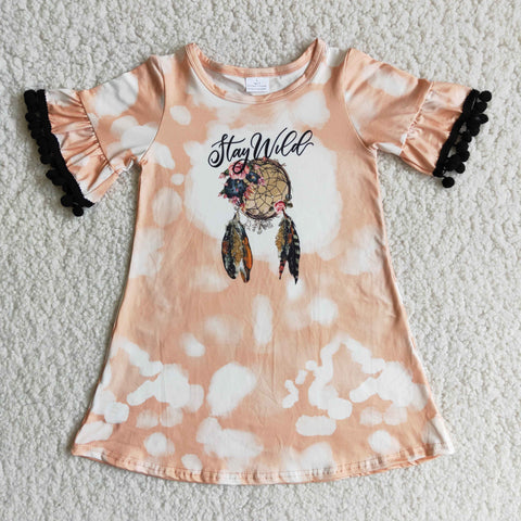 D11-20 Baby Girls Short Sleeve Dress