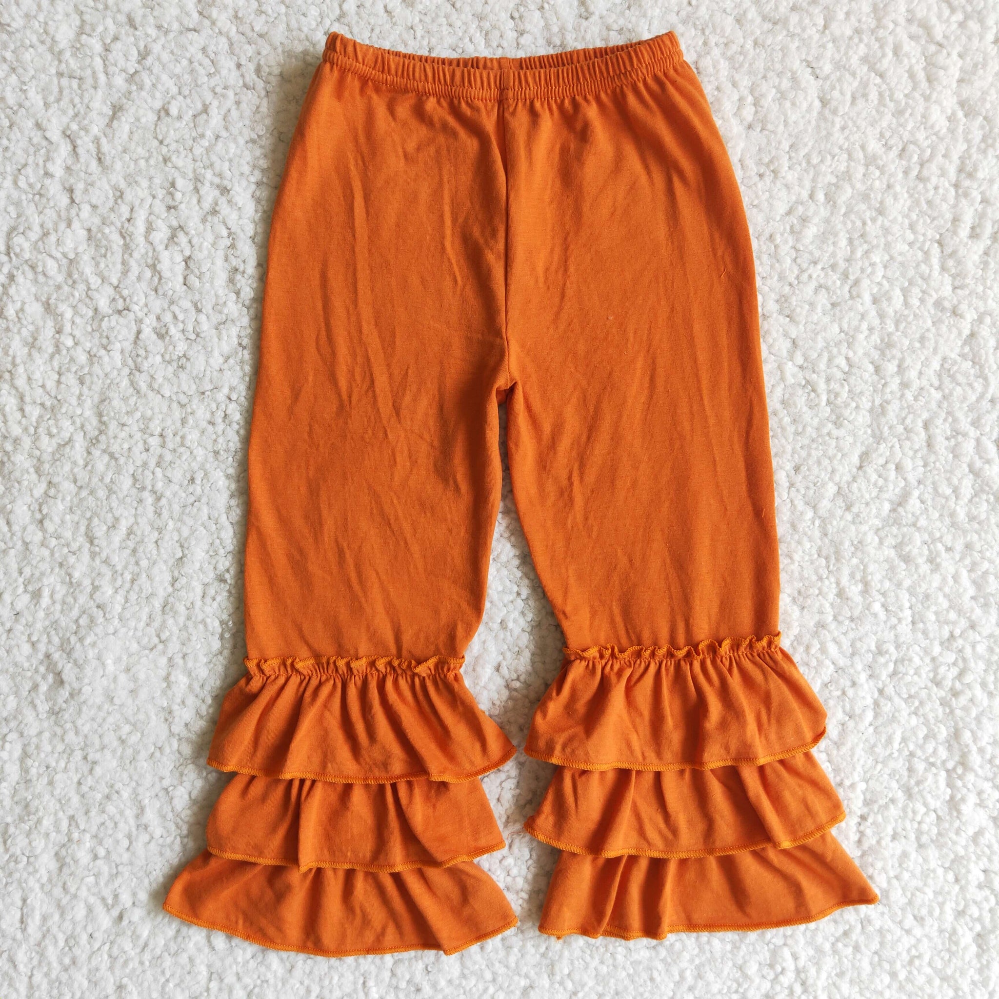 E2-12 Long Orange Ruffles Bottoms