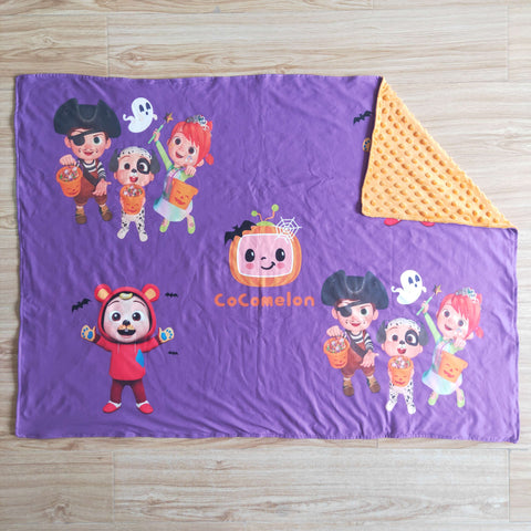 6 B10-19 Halloween Baby Blanket