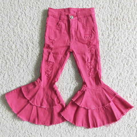 D14-14 sumemer  girls denim pants girls