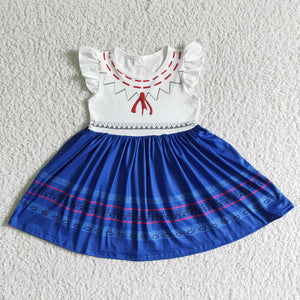 GSD0005 Summer Baby Girls Pearl Sleeve Dress