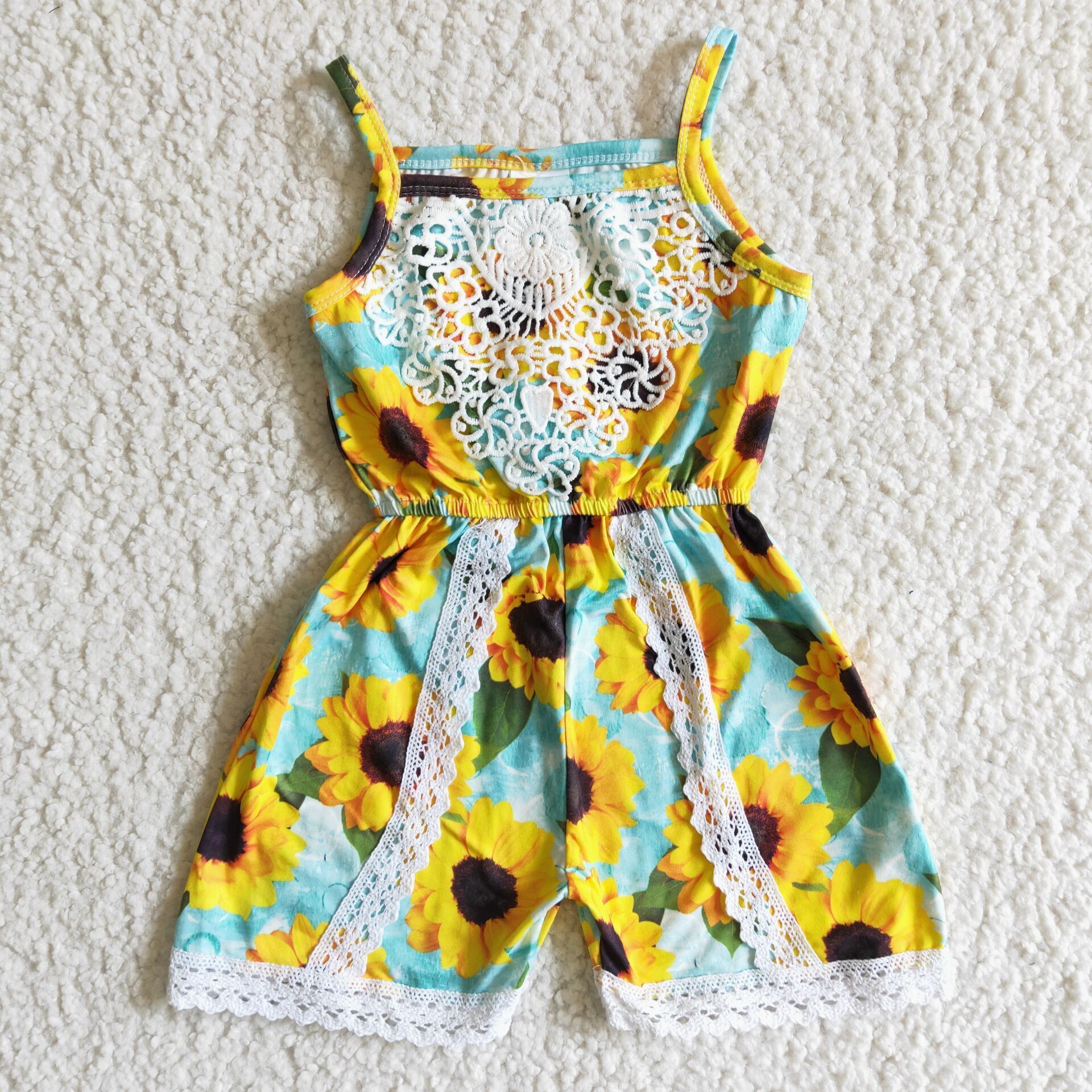 SR0001 Baby  Summer sun flower  Infant romber