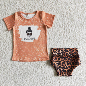 C15-10 Sassy Live Newborn Infant Baby Girls Bummies Sets