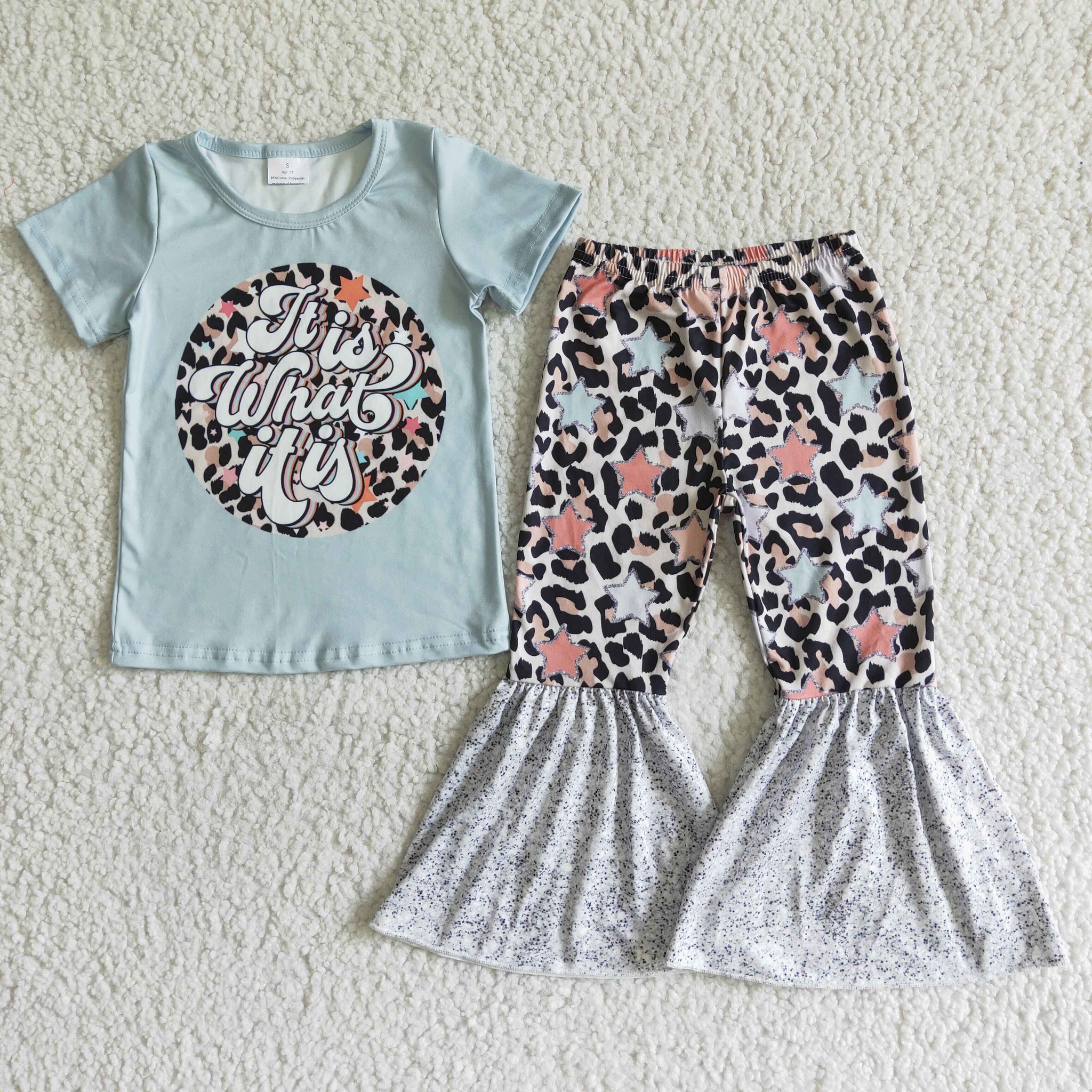 Baby Girls Mama Bell Bottoms Sets