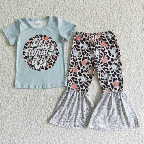 Baby Girls Mama Bell Bottoms Sets