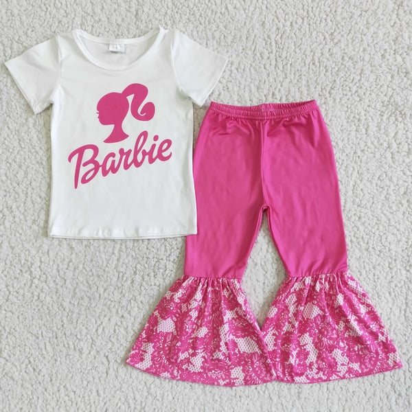 GSPO0055 Baby Girls Bell Bottoms Sets