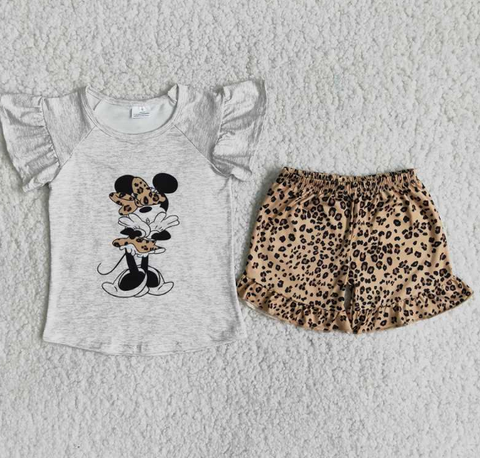 C0-14 Baby Girls Summer Short Sleeve Shorts Sets