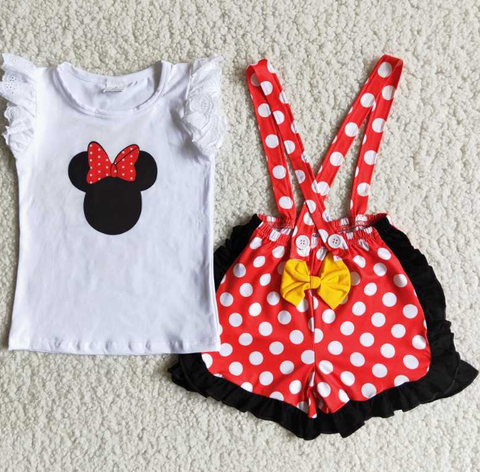 A7-16 Baby Girls  Summer Short Sleeve Shorts Sets