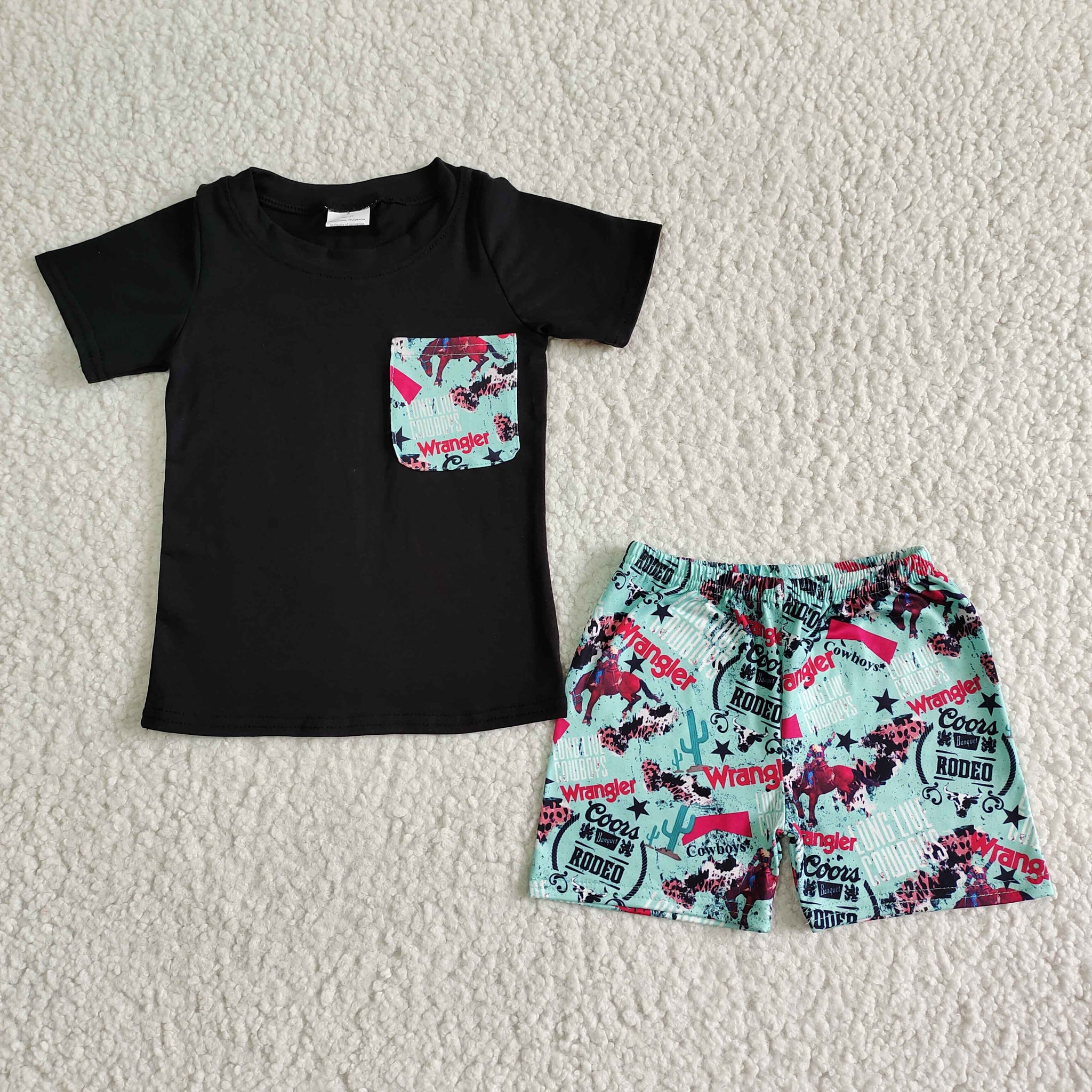 BSSO0035 Baby Boys  Summer Shorts Sets
