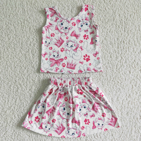 GSD0041 Baby Girls  Summer Short Sleeve Shorts Sets