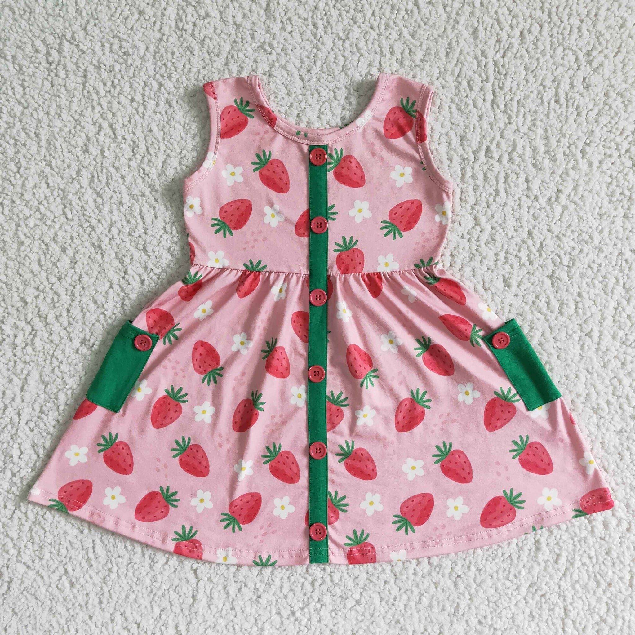 GSD0037 Baby Girls Summer Sleeve Dress