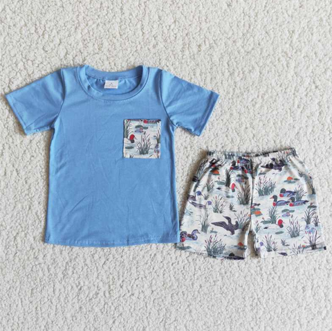 E8-15 Baby Boys  Summer Shorts Sets