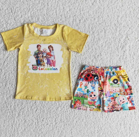 E13-3 Baby Boys Summer Shorts Sets
