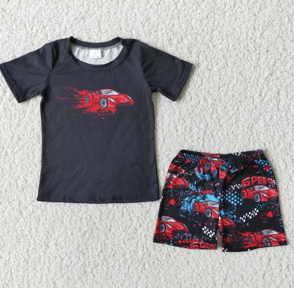 B0-27 Baby Boys Summer Shorts Sets
