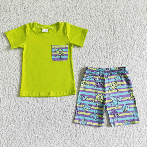BSSO0044 Baby Boys  Summer Shorts Sets